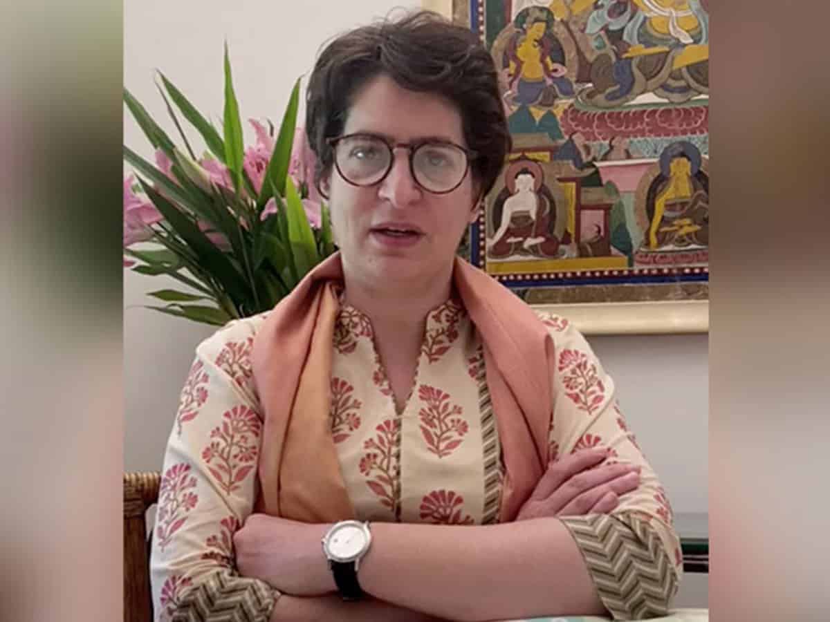 Priyanka Gandhi arrives Shimla to spend time with family
