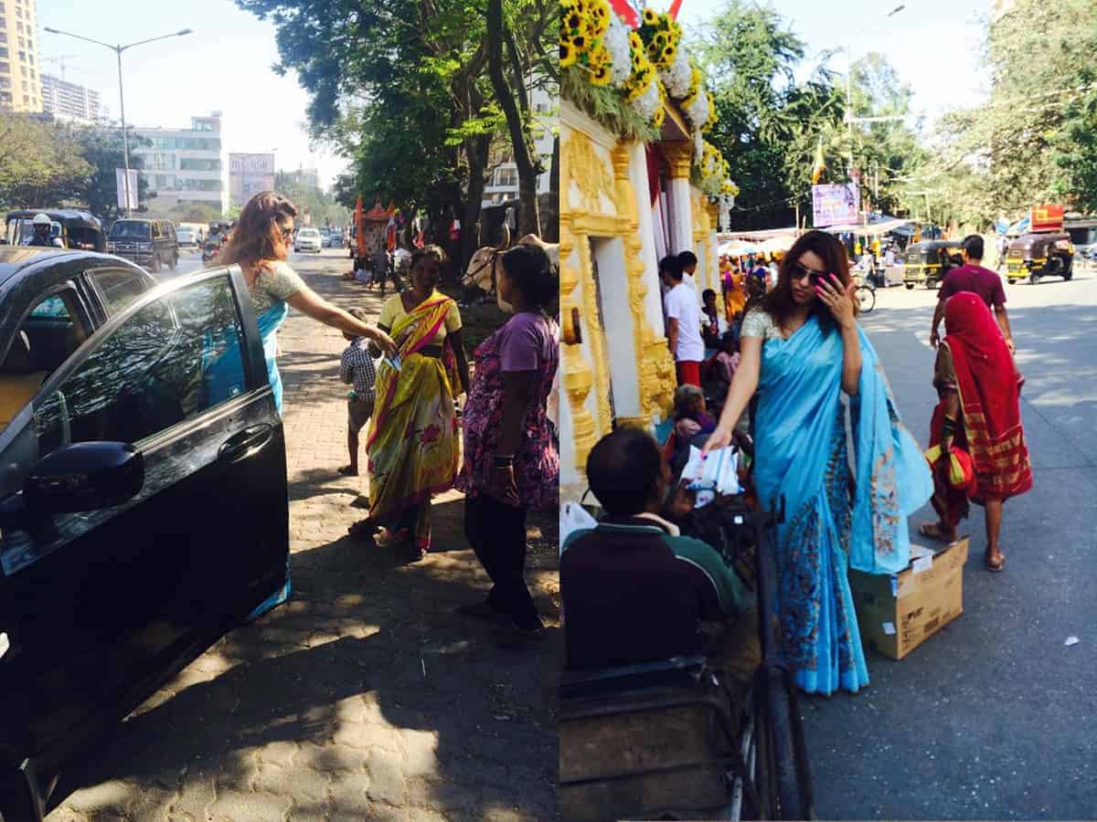 Payal Ghosh gives out sanitisers, masks, flags to celebrate Independence Day