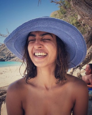 Radhika Apte shares ‘happy’ picture in ‘birth suit’ from beach