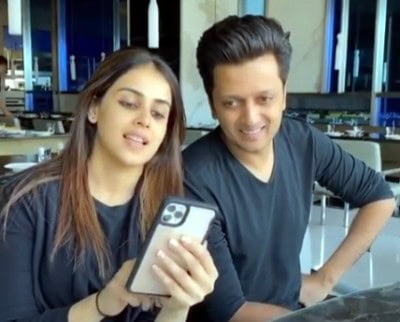 Riteish to birthday girl Genelia: Growing young with you is a blessing