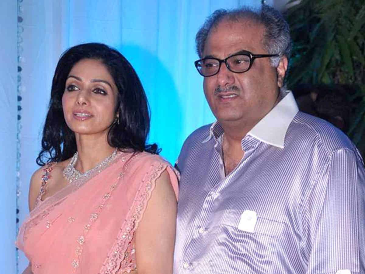Wish you were here with us: Boney, Janhvi on Sridevi's birth anniversary