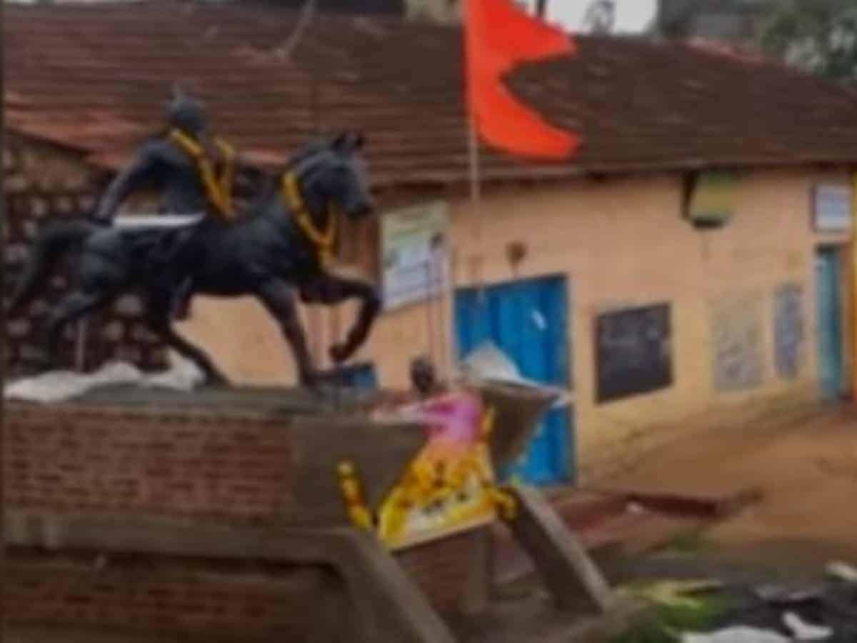 Shivaji statue in belgaum