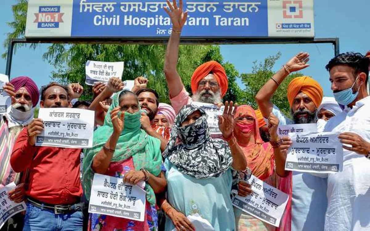 Death toll in Punjab spurious liquor tragedy rises to 104