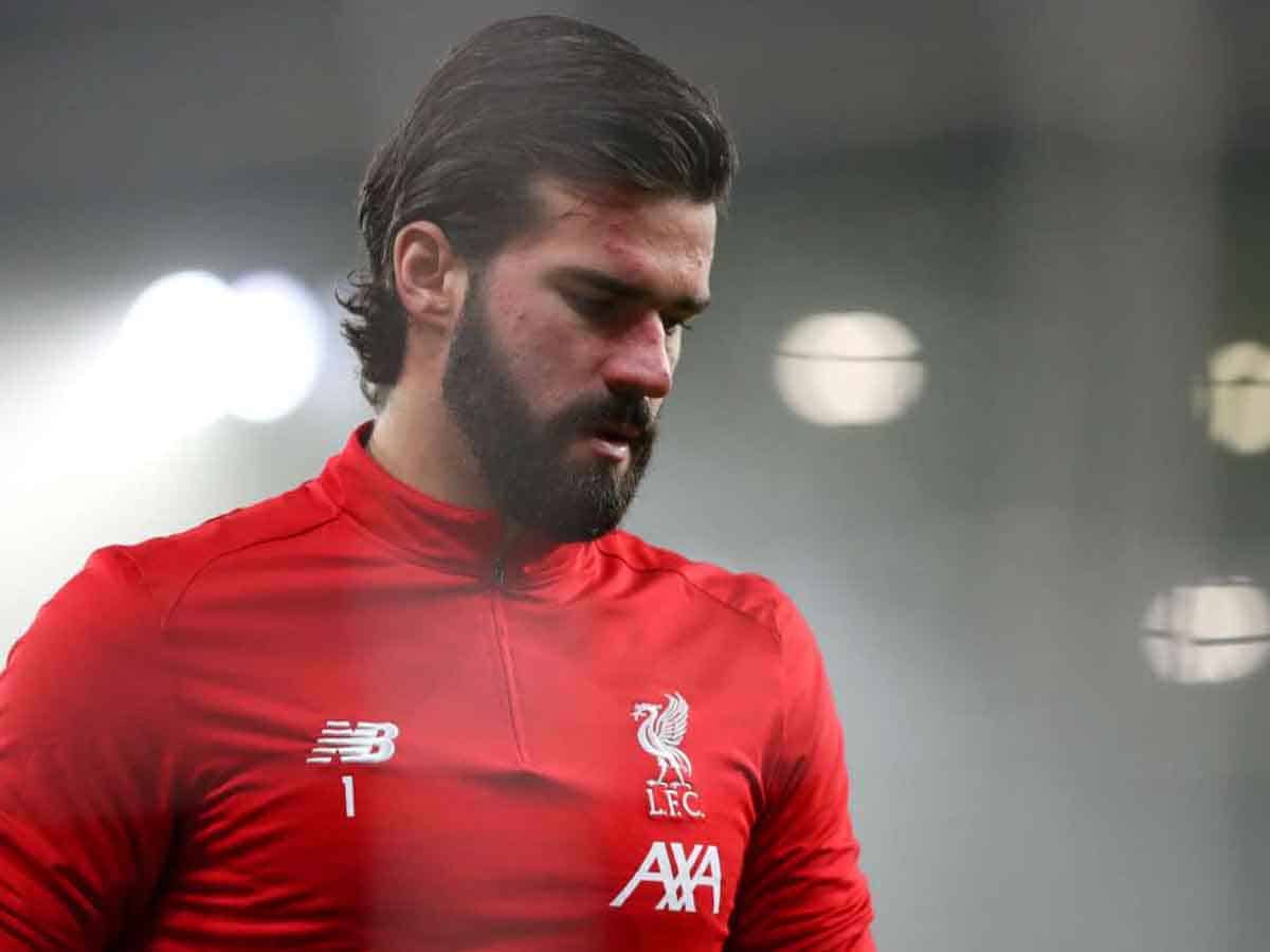 Liverpool goalkeeper Alisson Becker