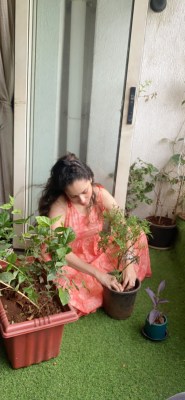 Ankita Lokhande fulfils Sushant's dream by planting saplings