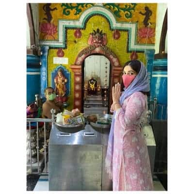 Bhumi goes on temple pilgrimage in her village in Goa