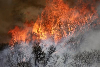 California wildfires: Gusty winds may drive flames into extremity