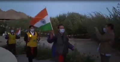 Candlelight march in Leh in memory of braveheart Nyima Tenzin
