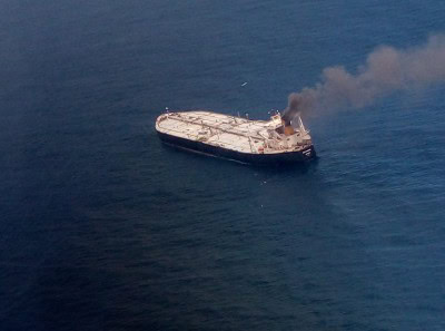Crack on oil tanker New Diamond can be worrying if it grows