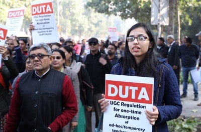 DUTA seeks permanent appointment for 5,000 teachers in DU