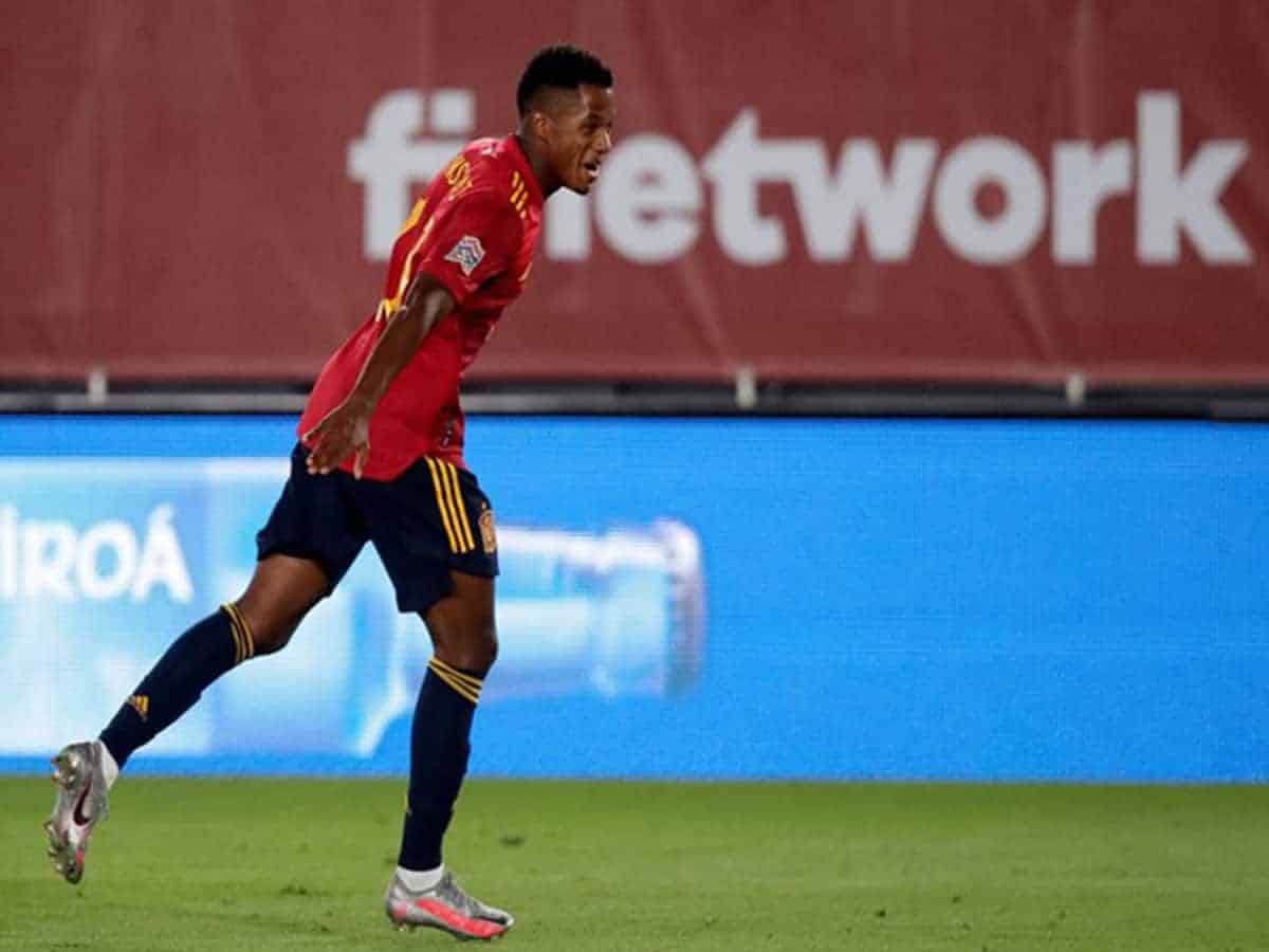 Ansu Fati becomes Spain's youngest-ever goalscorer in win over Ukraine