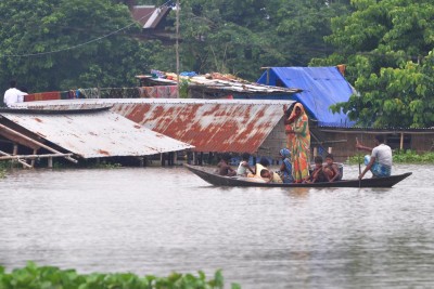 Fresh floods in 4 Assam districts hit 34K people, one killed