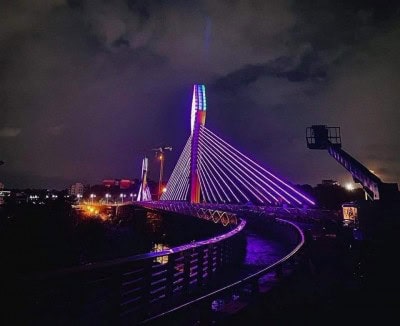 Hyderabad adds new landmark as 'hanging bridge' thrown open