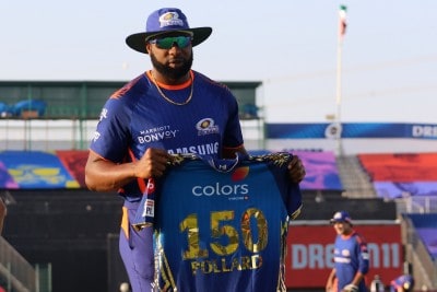 In 11th straight season for Mumbai, Pollard plays 150th IPL game