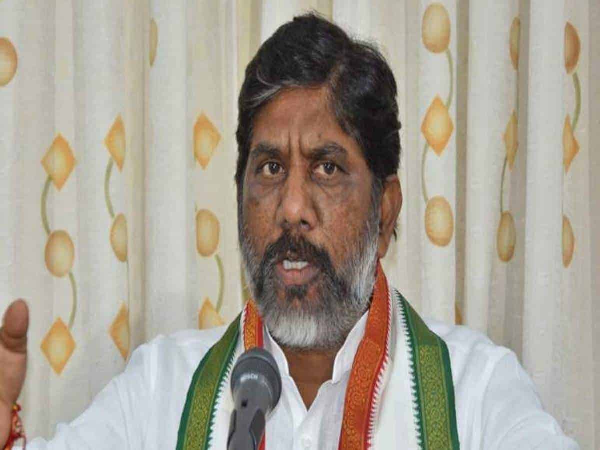 Congress Legislative Party (CLP) leader Mallu Bhatti Vikramarka
