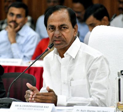 Not now, says KCR on floating national party