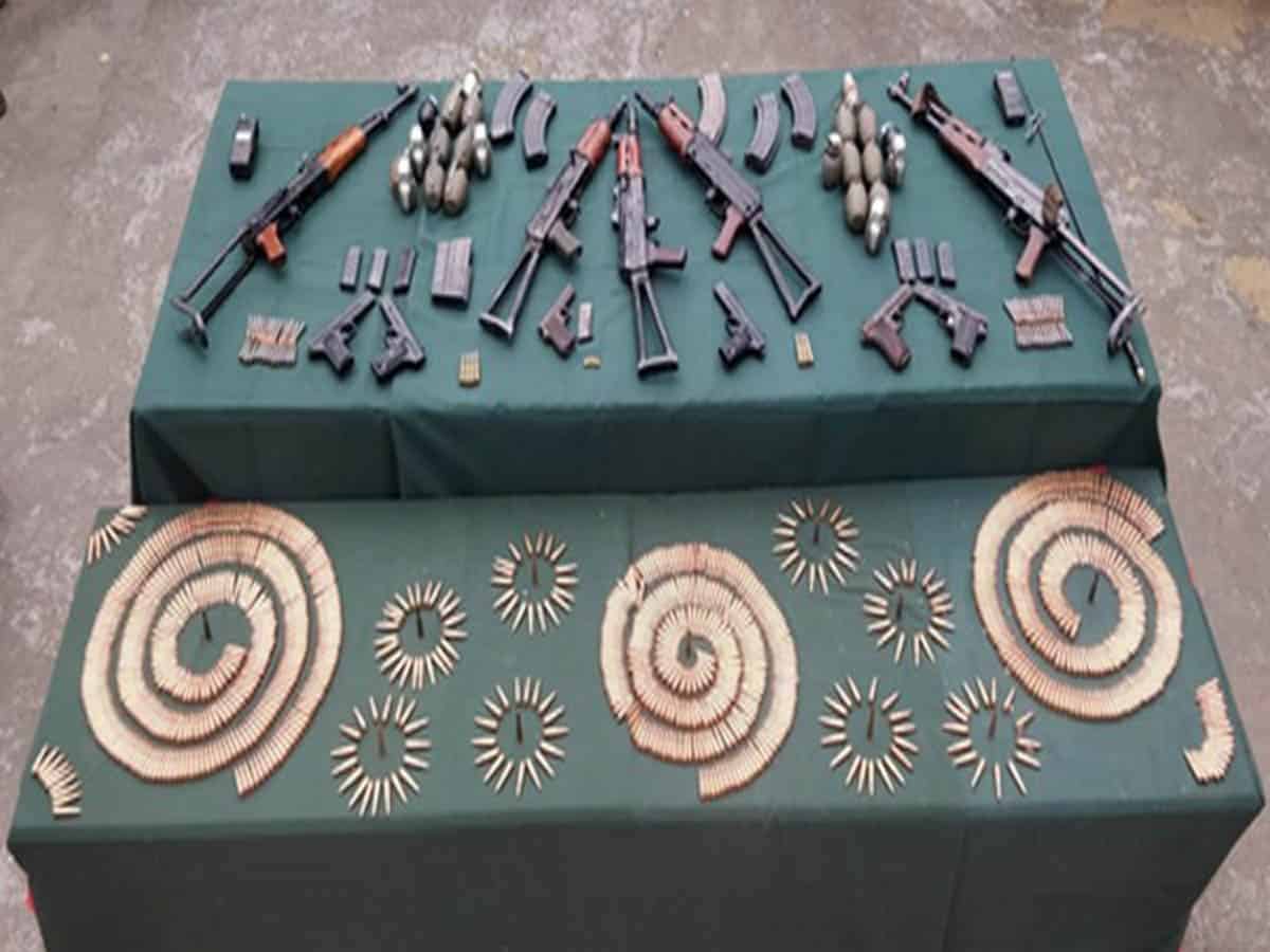 Army busts 2 hideouts along LoC, seizes 5 AK rifles, 21 grenades