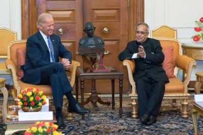 Pranab Mukherjee was a devout public servant: Biden