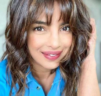 Priyanka chops hair, flaunts her bangs