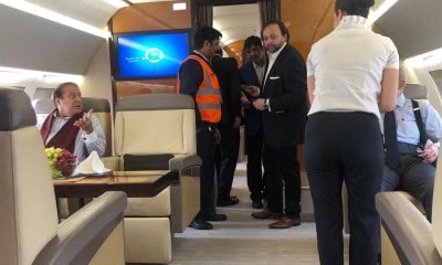 'Sharif receives non-bailable arrest warrants at UK residence'