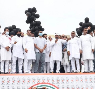 Youth Cong's tractor rally in Panipat against Farm Bills