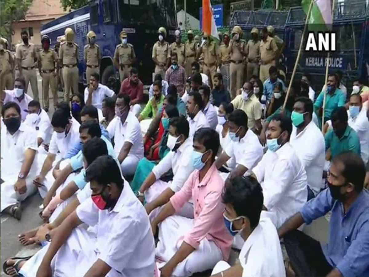 Kerala Youth Congress demands CM Pinarayi Vijayan's resignation over gold smuggling case