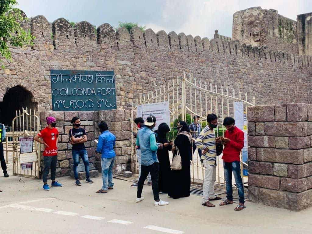 Visitors flock to historic Golconda fort in Hyderabad, After re-opening
