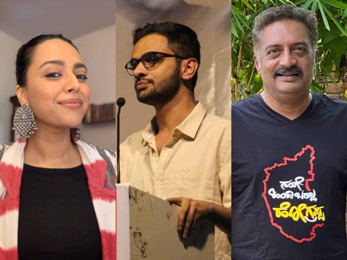 Umar Khalid arrested: Swara Bhaskar, Prakash Raj stand in support