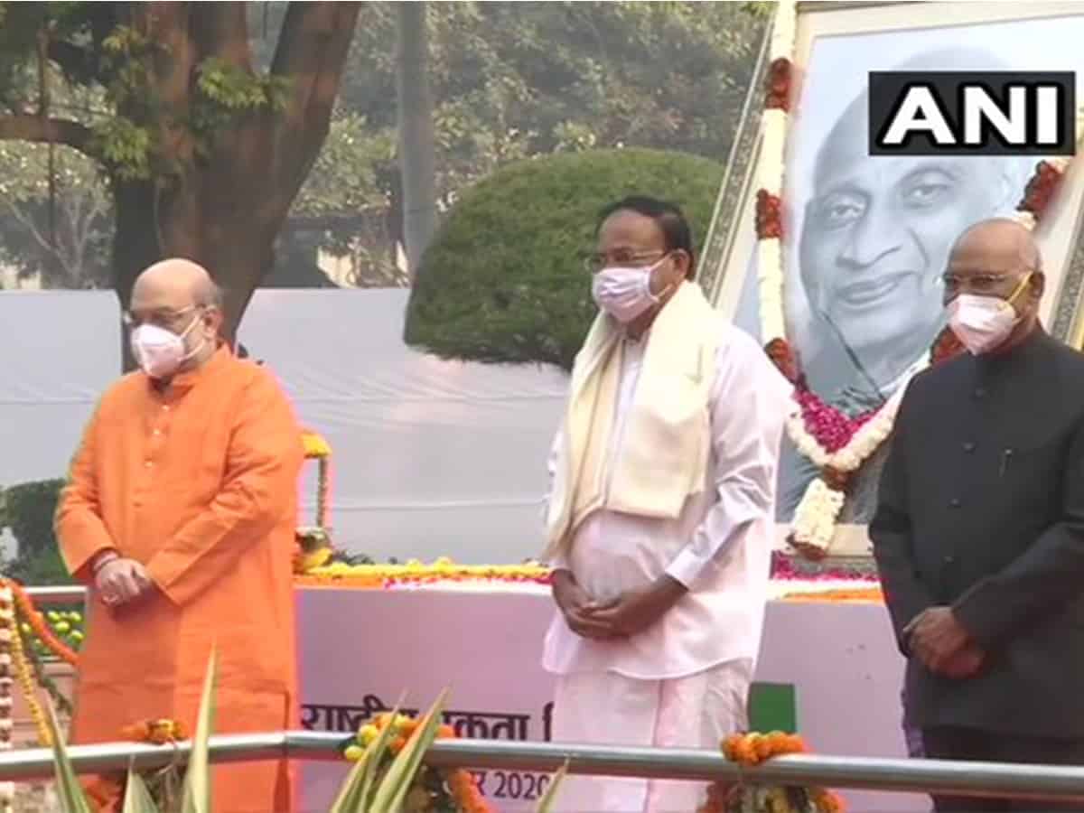 President Kovind, Home Minister pay tribute to Sardar Vallabhbhai Patel