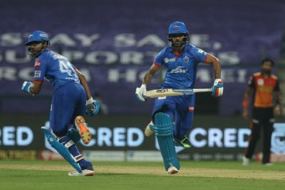 Dhawan, Shreyas half-centuries take DC to 161/7