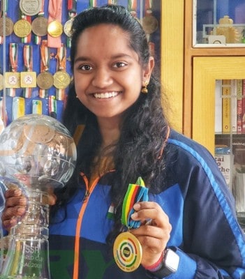 Elavenil, Mane for online Sheikh Russel International Air-Rifle Championship