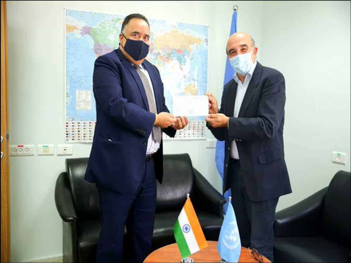 India contributes USD 1 million to UN Relief
