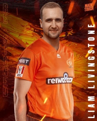Liam Livingstone returns to Perth Scorchers for BBL 10