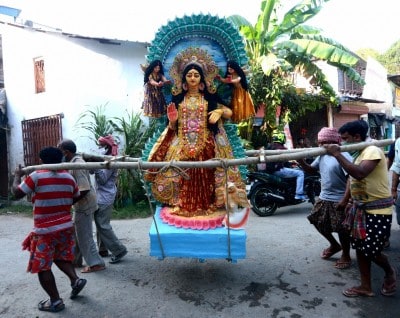 Low-key Laxmi Puja celebrations in Bengal