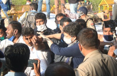 Noida police regrets manhandling of Priyanka Gandhi, sets up probe