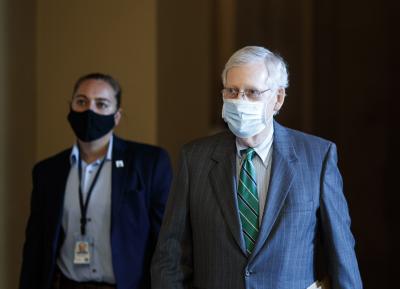 Senate Republicans reject Trump's $1.8tn Covid-19 relief package offer