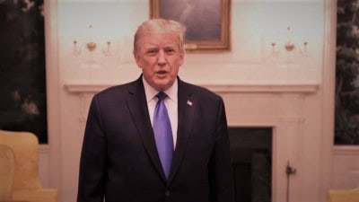 Trump says Harris will be president in 1 month if Biden wins
