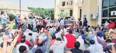 Workers' unions hold protest in Gurugram, seek justice for Hathras victim