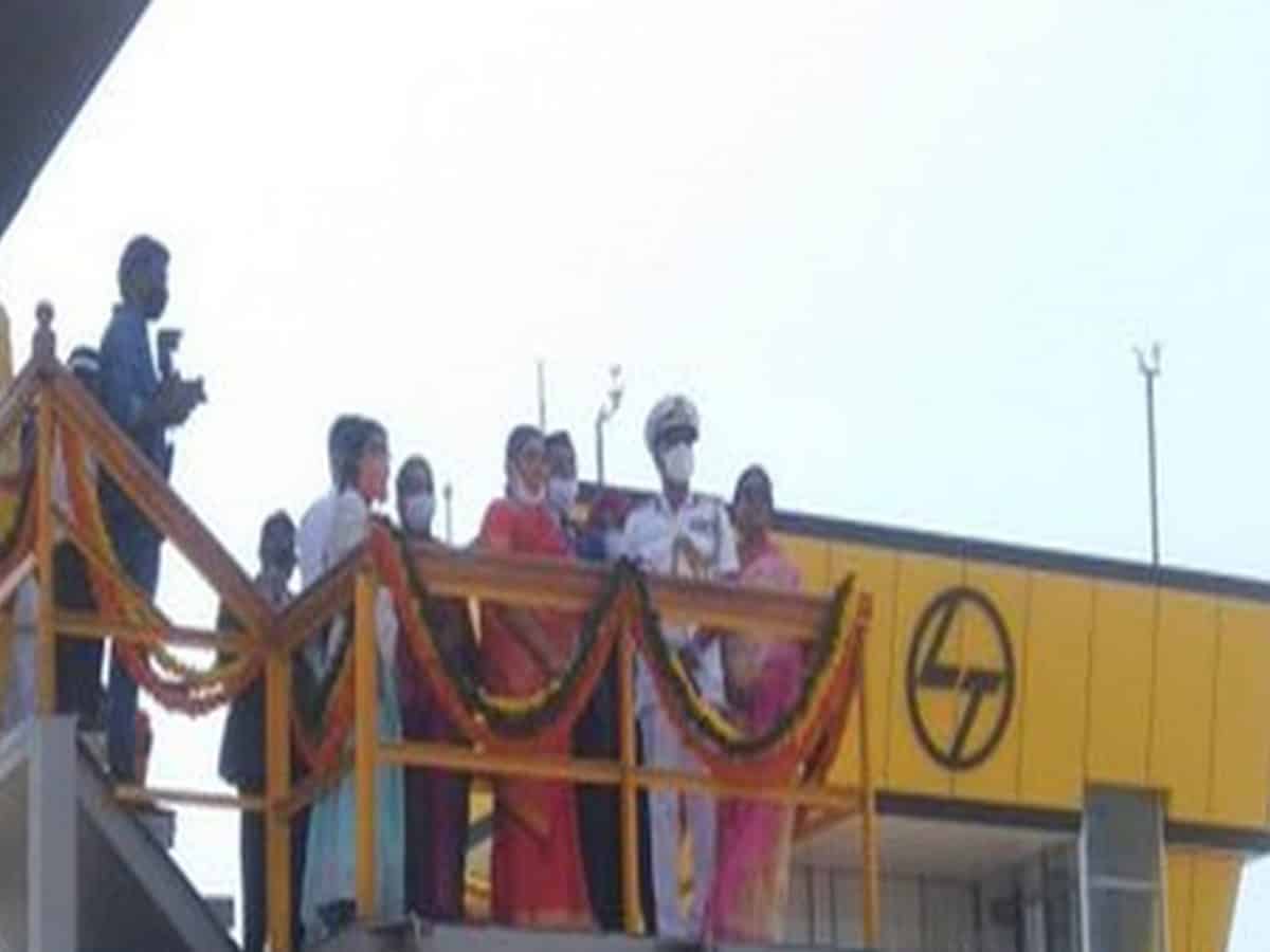 Indian Coast Guard Offshore Patrol Vessel Vigraha launched