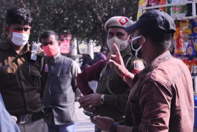 1,306 fined for not wearing masks in Delhi
