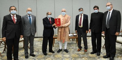 15th Finance Commission presents FY22-26 report to PM