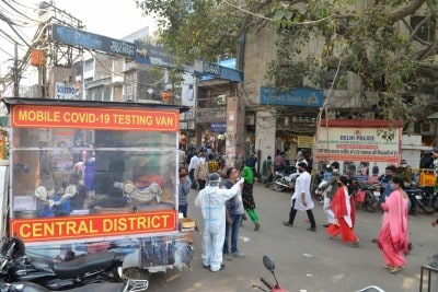 Covid cases, tests reduced to half in Delhi; deaths prevail