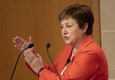 IMF chief urges continued strong policy action