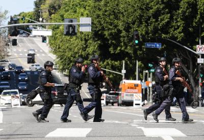 Man arrested for crashing drone into LAPD helicopter