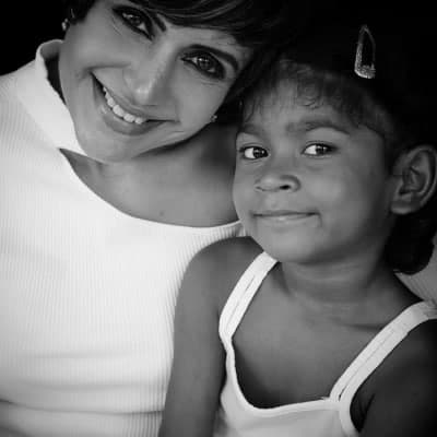 Mandira Bedi strikes a pose with her 'Lockstar'