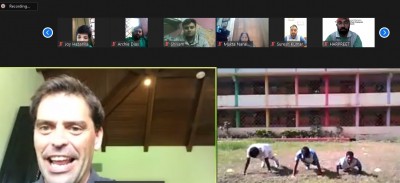 Mumbai City footballers celebrate Children's Day with special athletes