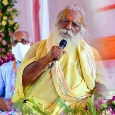 Nritya Gopal Das complains of chest pain, referred to Lucknow hospital