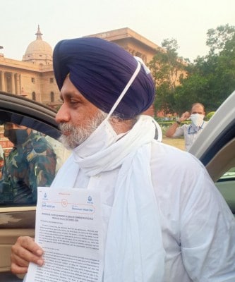 Restore management of Kartarpur shrine, Sukhbir writes to PM