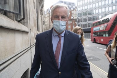 UK says 'health comes first' as talks with EU suspended