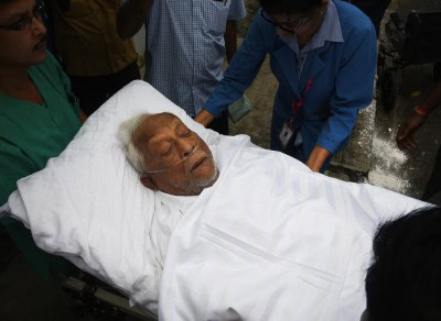 Former West Bengal CM Buddhadeb Bhattacharya hospitalised